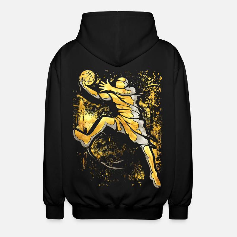 Basketteur - J’aime Basket - Slam dunk - Veste à capuche unisexe - noir