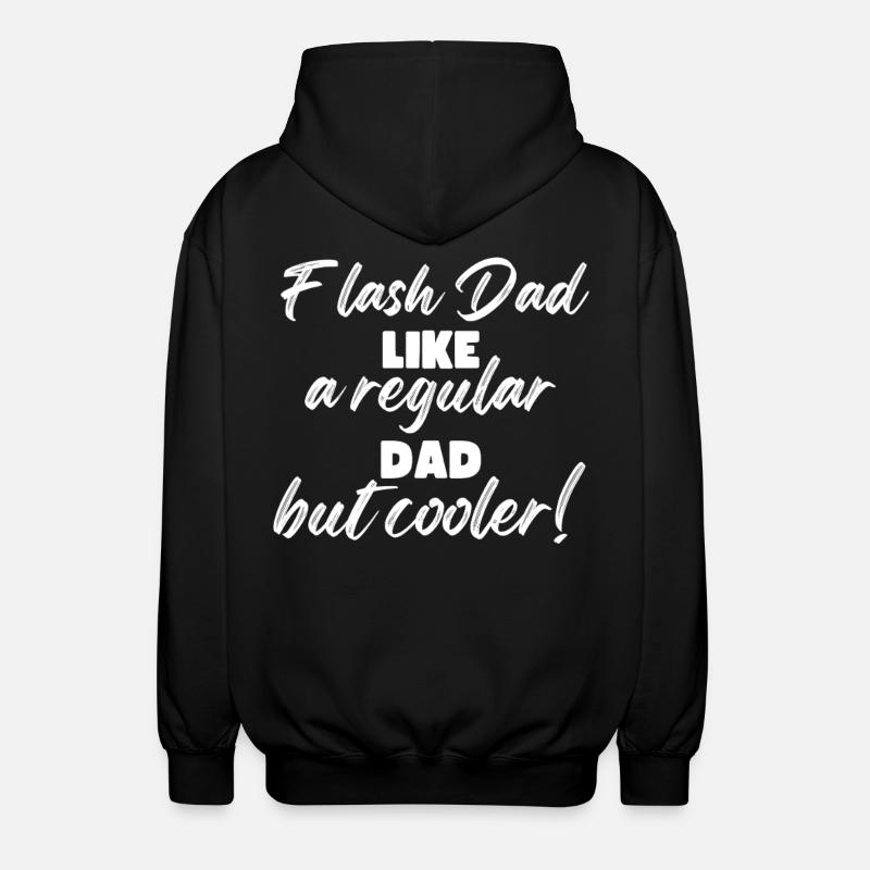 Bloc Flash Papa Boulderer - Veste à capuche unisexe - noir