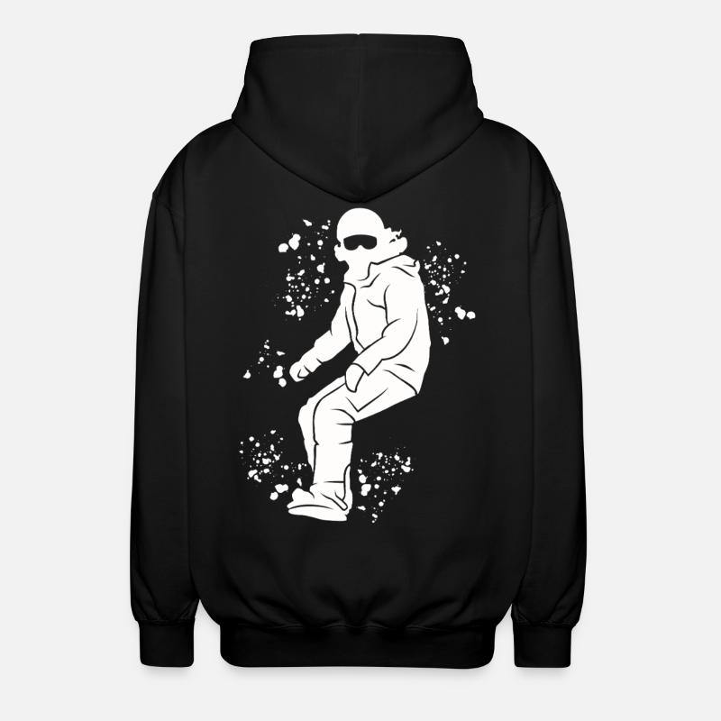 Snowboarder Snowboarding Snowboard - Veste à capuche unisexe - noir