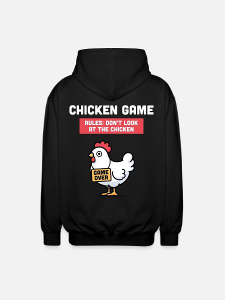 Chicken Game - Unisex Hooded Jacket - black