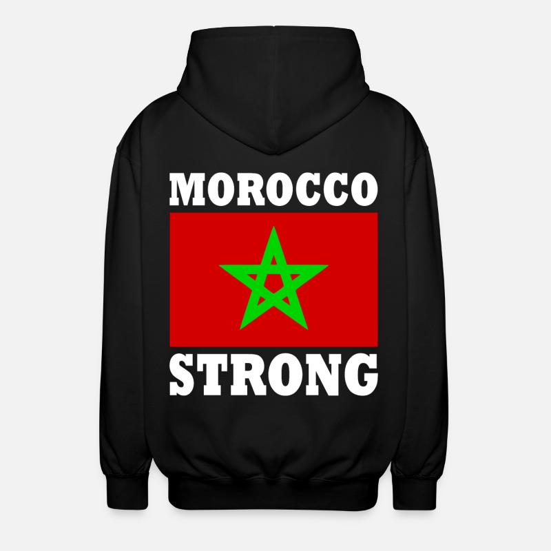 Morocco strong - Veste à capuche unisexe - noir