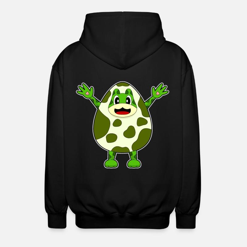 Frog Egg - Unisex Hooded Jacket - black