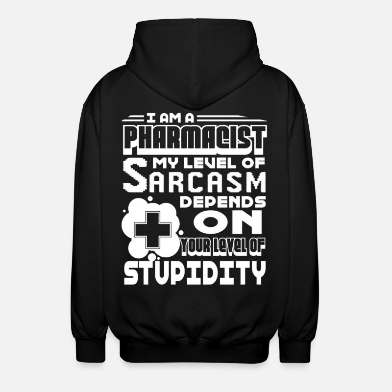 Pharmacist Pharmacist Level - Unisex Hooded Jacket - black