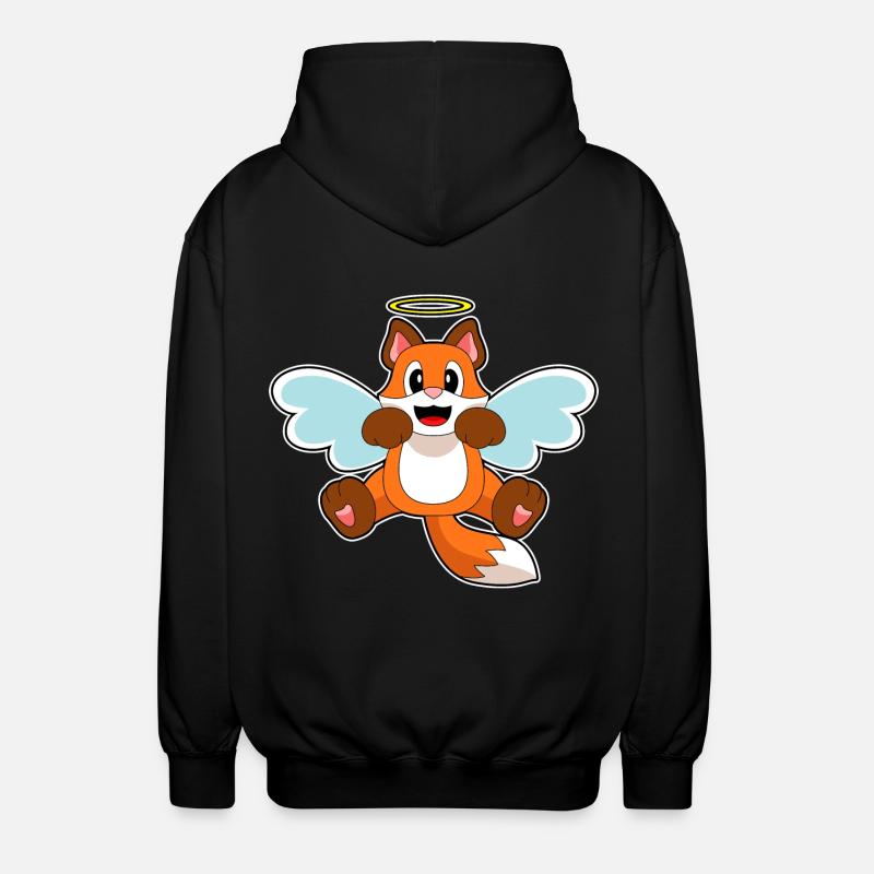 Fox Angel - Veste à capuche unisexe - noir