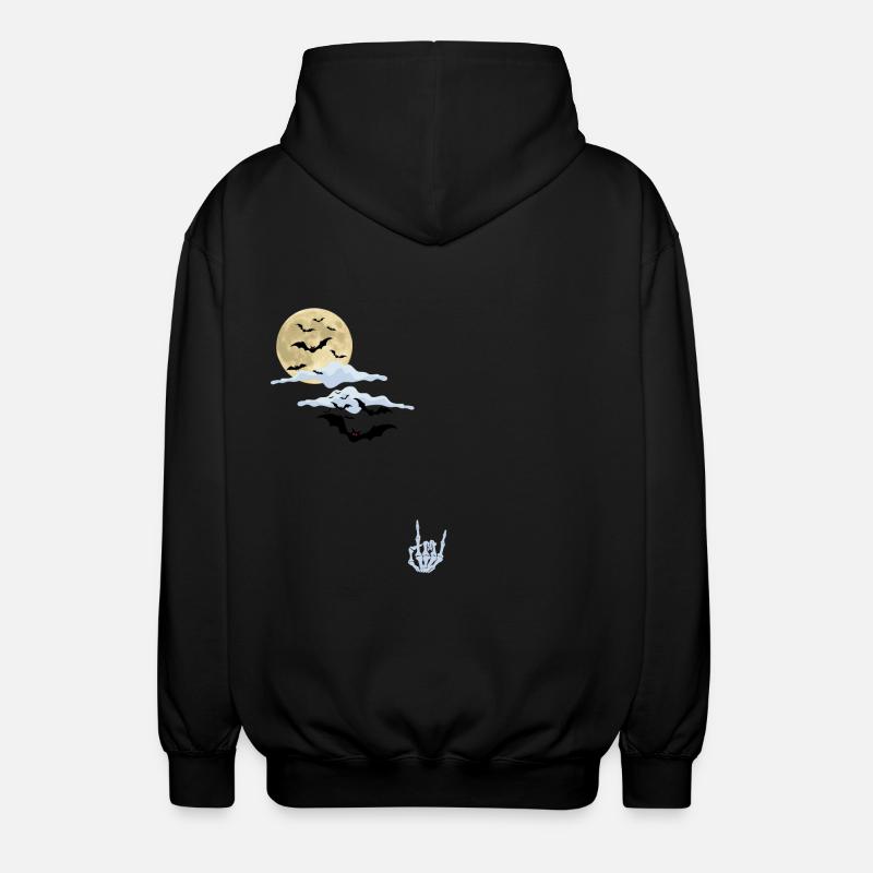 Roches d’Halloween - Veste à capuche unisexe - noir