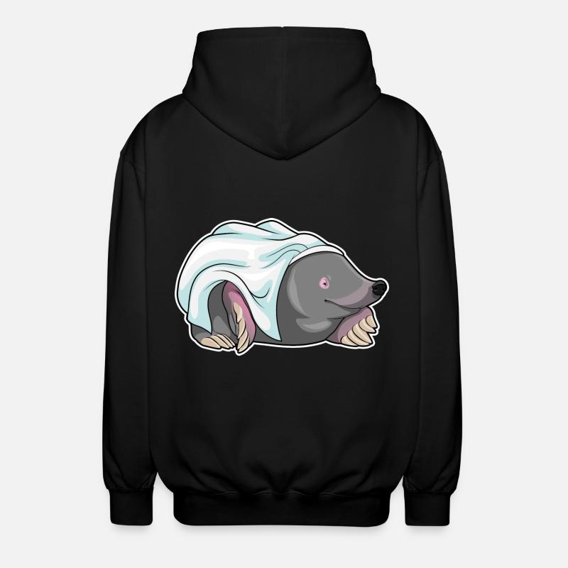 Mole Bride Wedding - Unisex Hooded Jacket - black