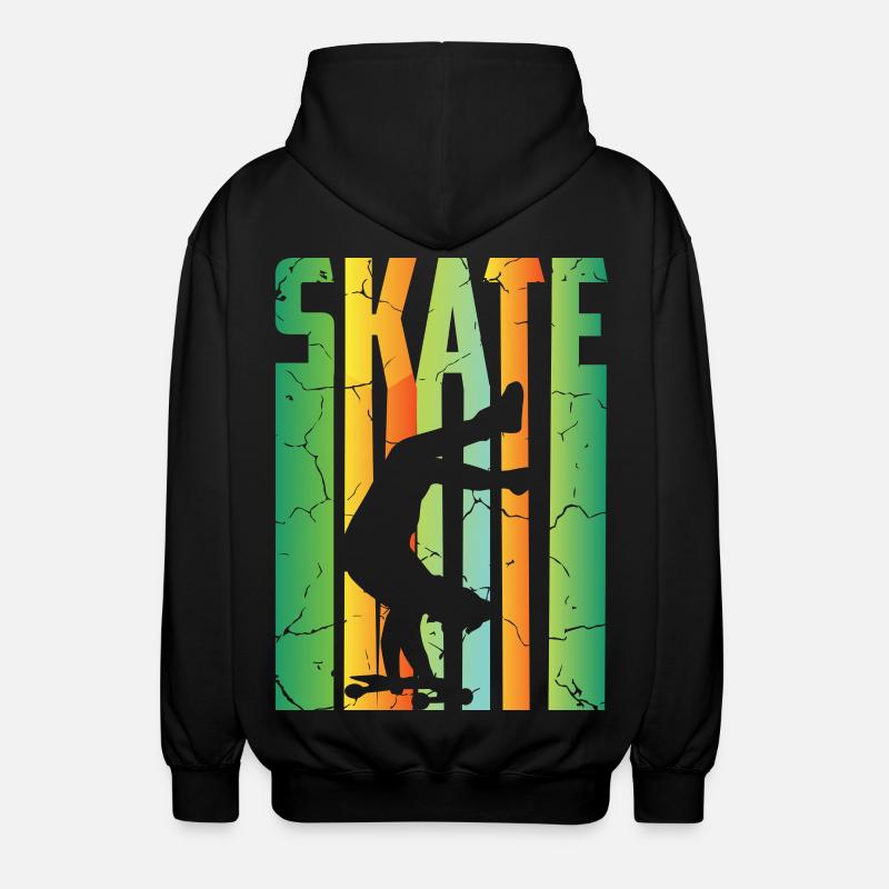 Skateboard Rider - Veste à capuche unisexe - noir
