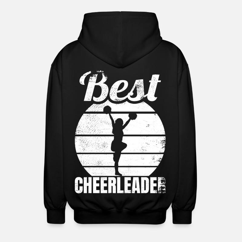 Beste Cheerleaderin - Unisex Kapuzenjacke - Schwarz