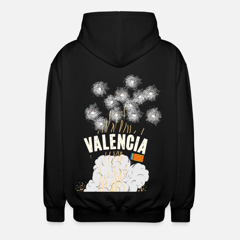 Fallas de Valencia Pyro - Veste à capuche unisexe - noir