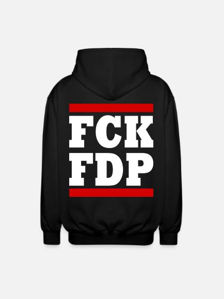 Fck fdp - Unisex Hooded Jacket - black