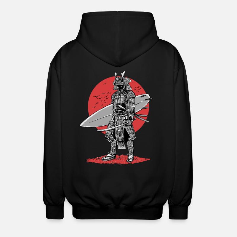 Surfeur Samouraï - Veste à capuche unisexe - noir