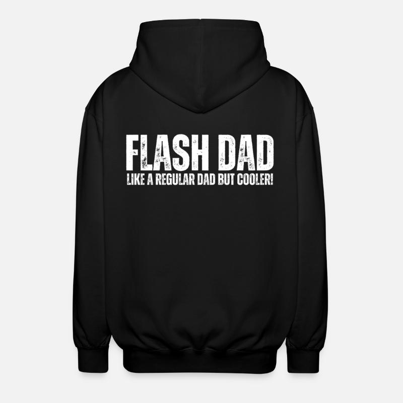 Bloc Flash Papa Boulderer - Veste à capuche unisexe - noir
