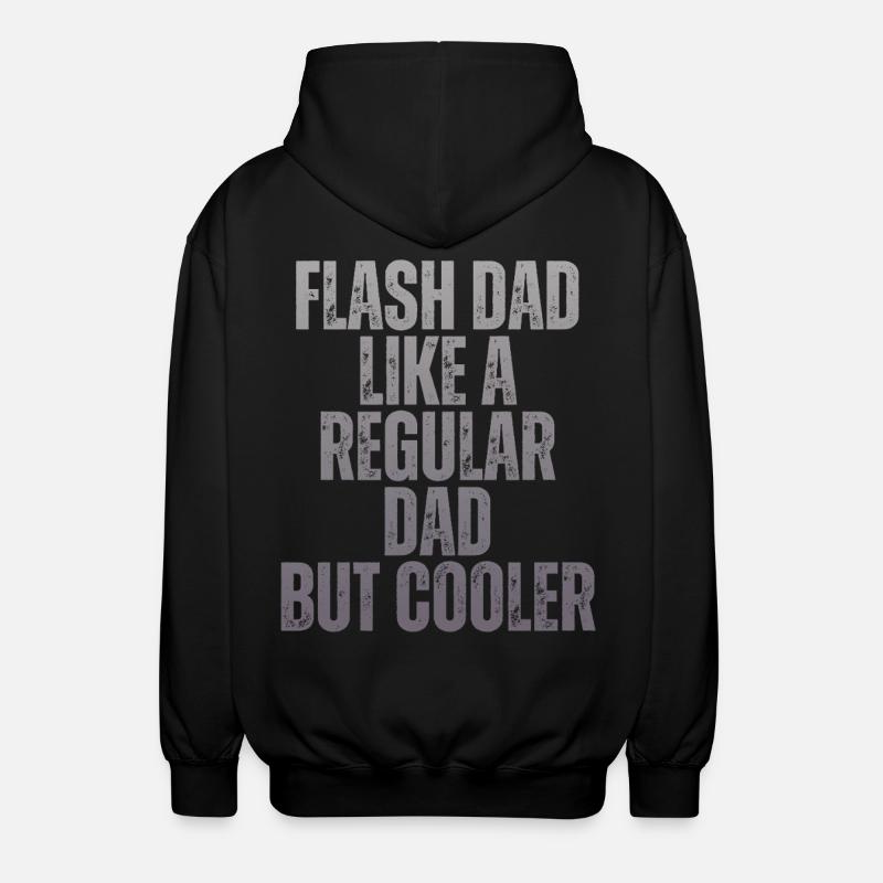 Bloc Flash Papa Boulderer - Veste à capuche unisexe - noir