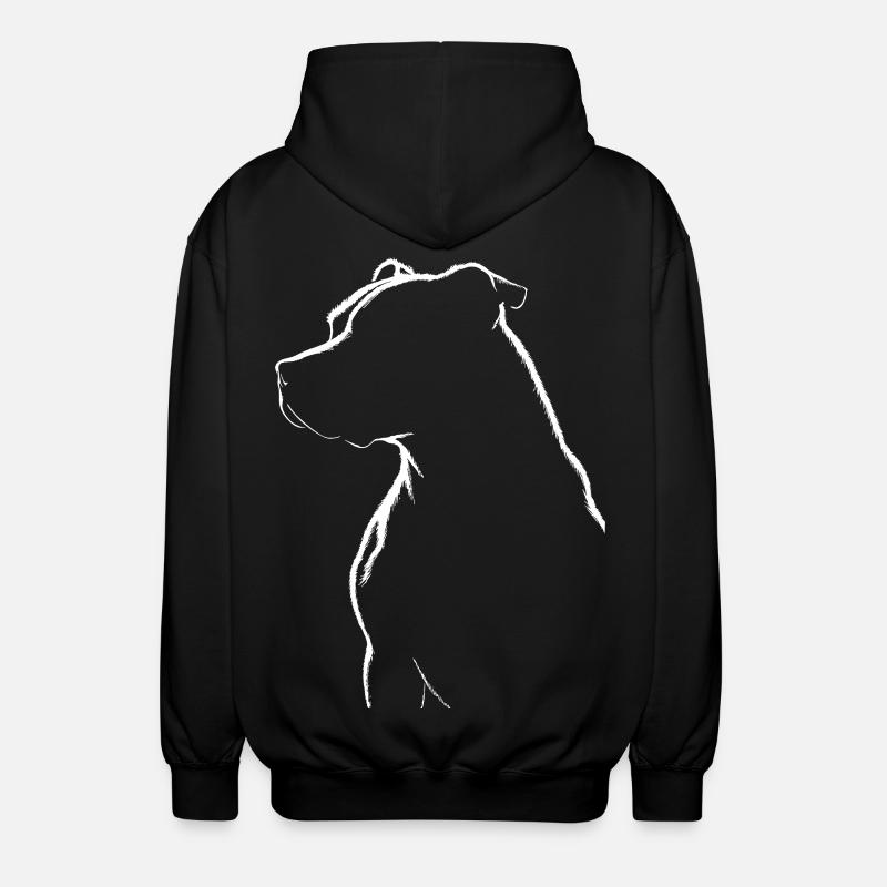 Pitbull Silhouett - Veste à capuche unisexe - noir