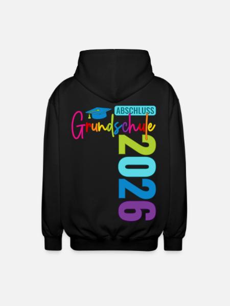 Grundschule Abschluss 2026 - Unisex Kapuzenjacke - Schwarz