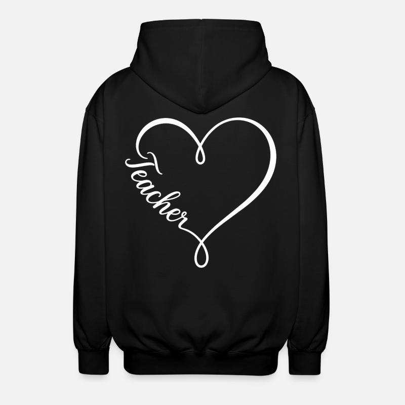 Professeure - Professeur - Veste à capuche unisexe - noir