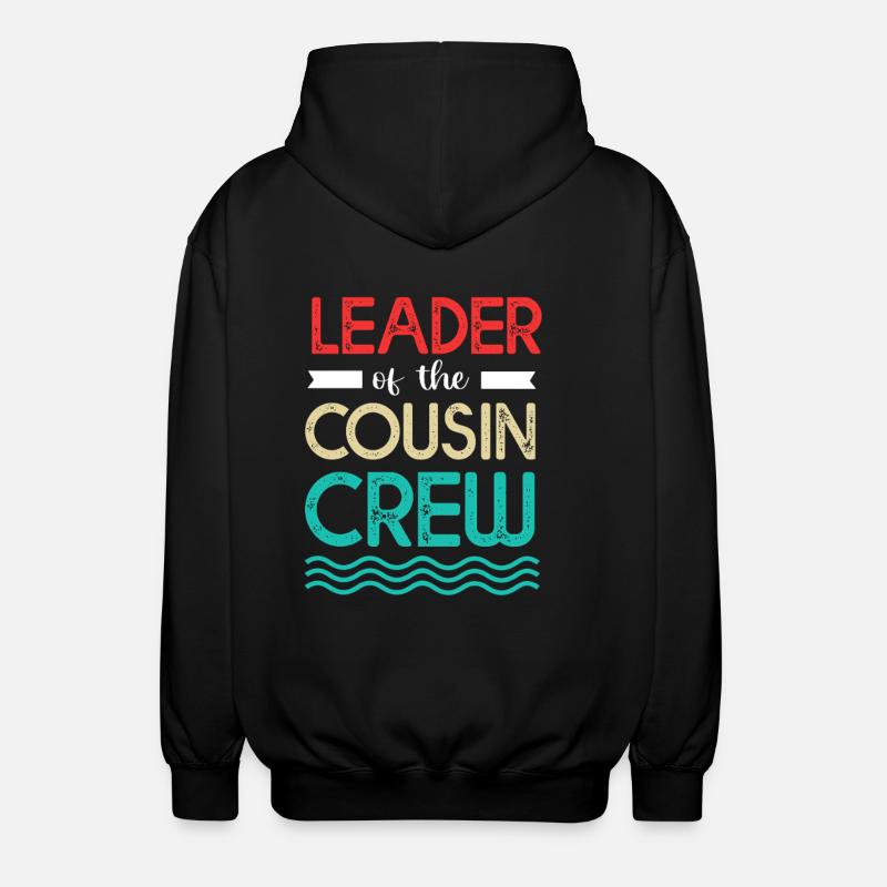 Équipage de cousins - Veste à capuche unisexe - noir