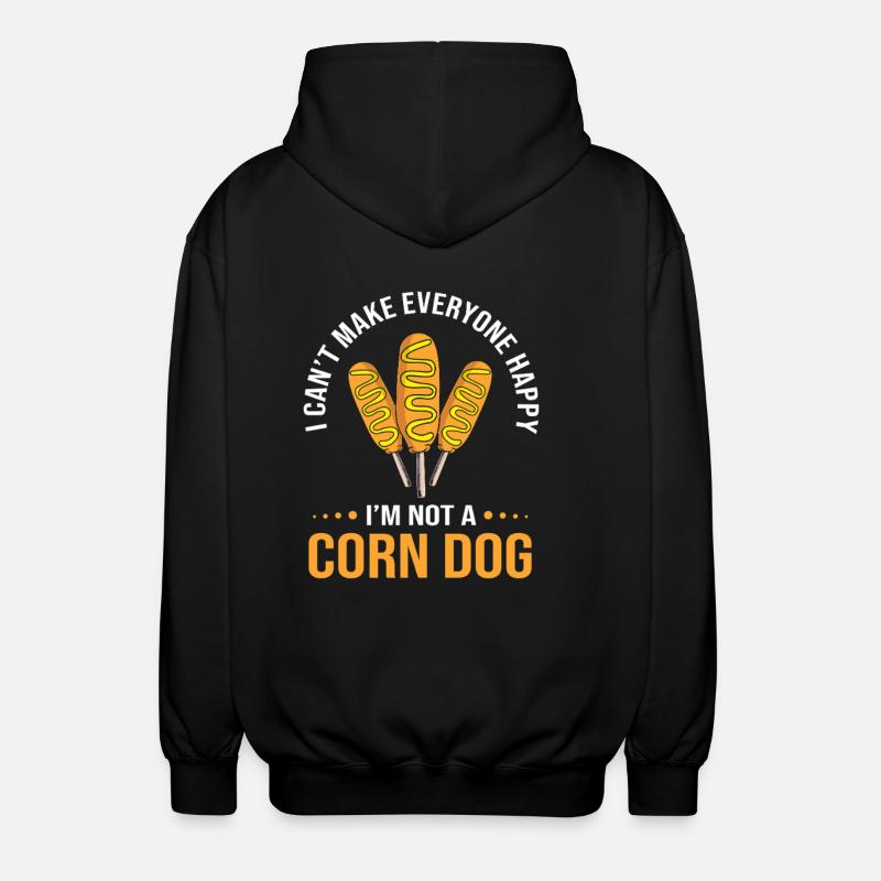 Chien de maïs - Veste à capuche unisexe - noir