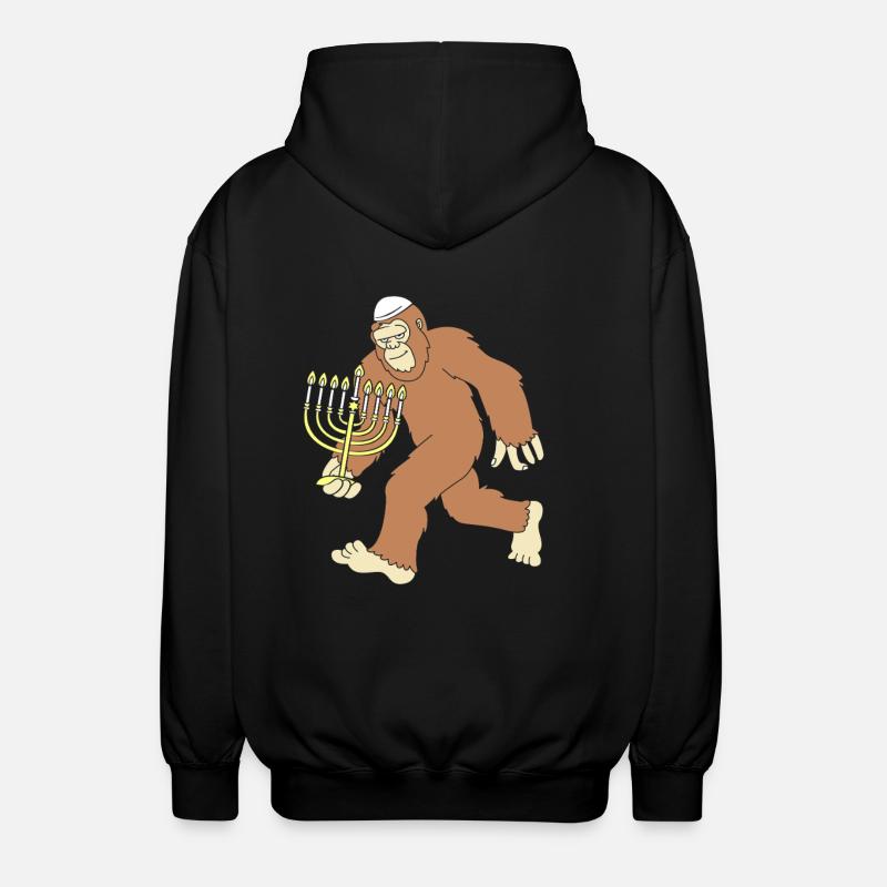 Hanoukka Hanoukka Hanoukka - Veste à capuche unisexe - noir