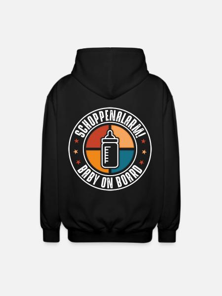 Bottle alarm - Unisex Hooded Jacket - black