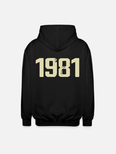 Jubilee 1981 - Unisex Hooded Jacket - black