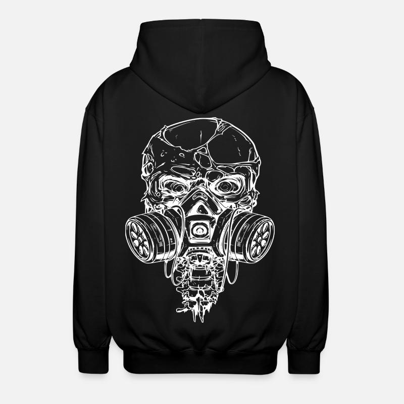 Zombie Jäger - Unisex Kapuzenjacke - Schwarz