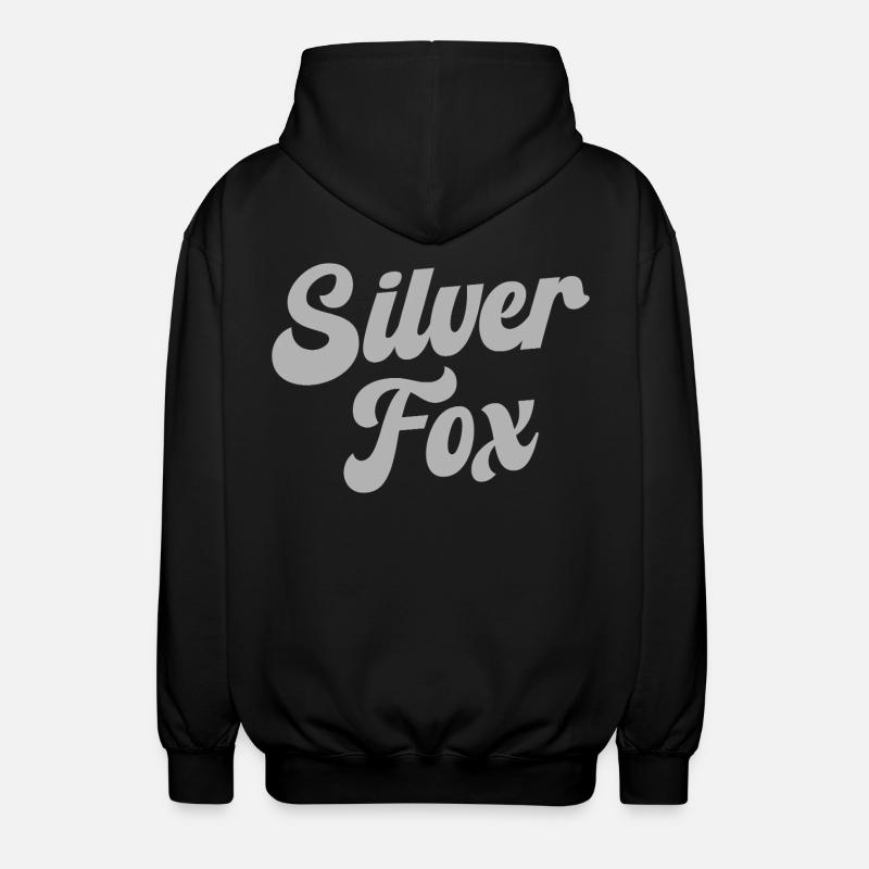 Silberfuchs - Unisex Kapuzenjacke - Schwarz