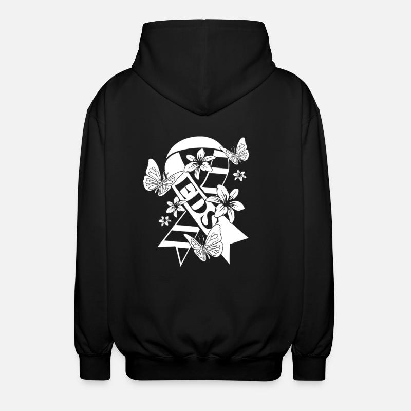 HSD Ehlers-Danlos syndrome EDS - Unisex Hooded Jacket - black
