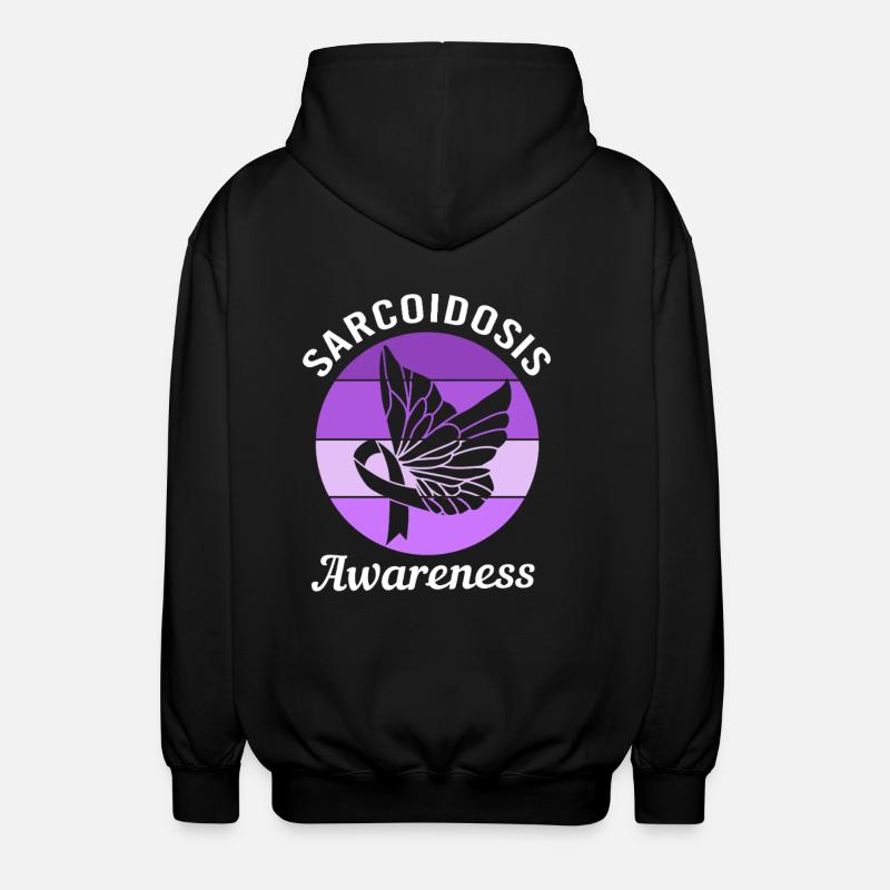 Sarcoïdose - Veste à capuche unisexe - noir