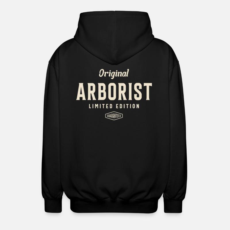 Classic Arborist Style - Unisex Hooded Jacket - black
