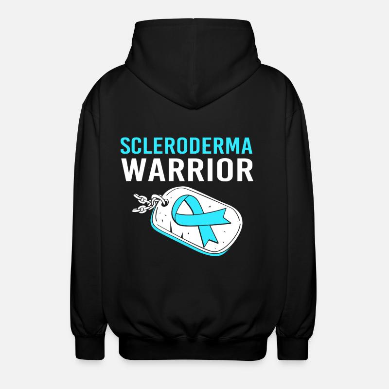 Sclérodermie - Veste à capuche unisexe - noir