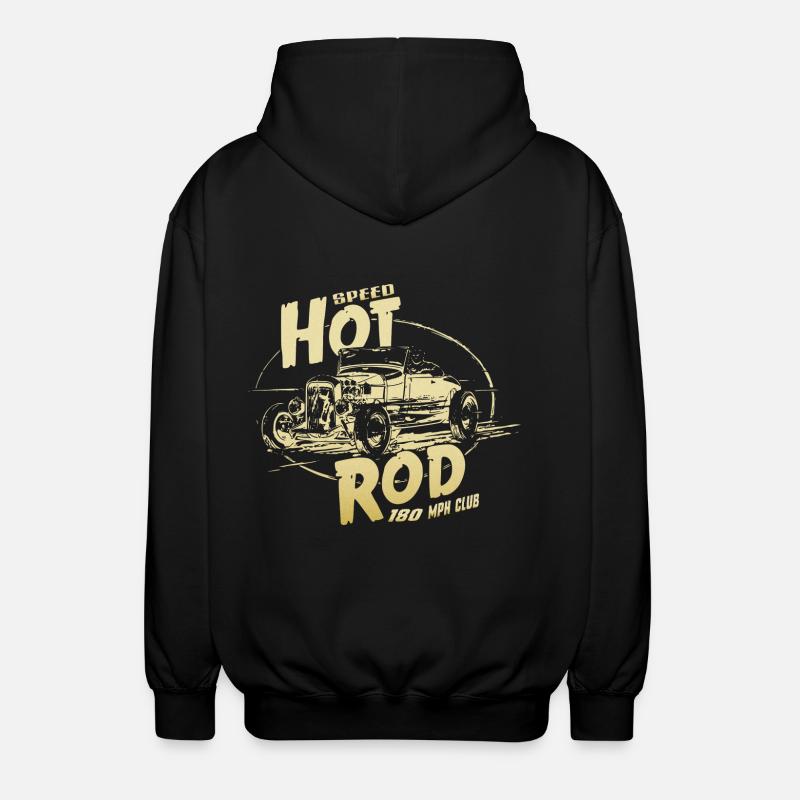 Garage Hot Rod V8 - Veste à capuche unisexe - noir