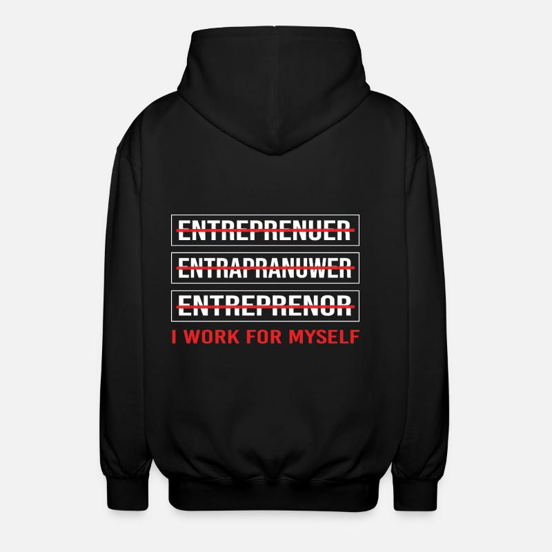 Entrepreneur - Veste à capuche unisexe - noir