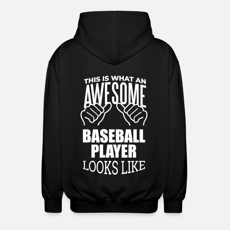 Base-ball - Veste à capuche unisexe - noir