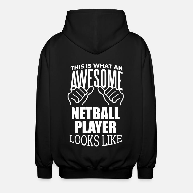 Netball - Veste à capuche unisexe - noir