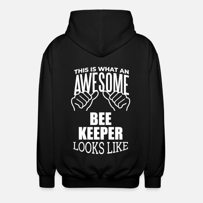 Imker - Unisex Kapuzenjacke - Schwarz