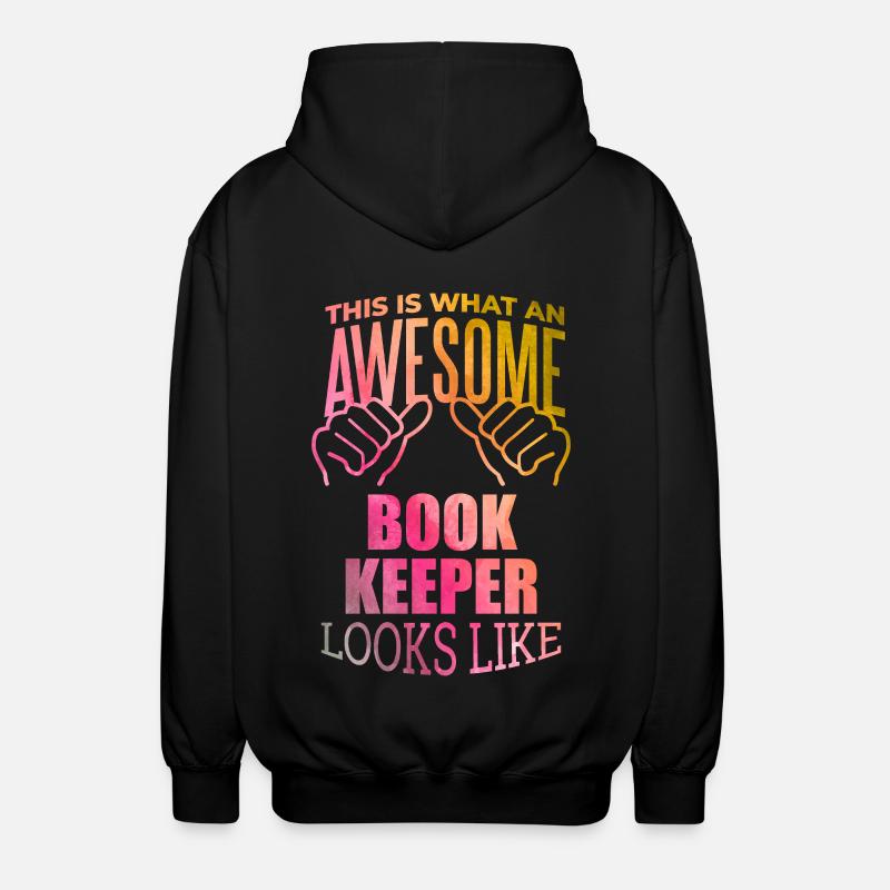 comptable - Veste à capuche unisexe - noir