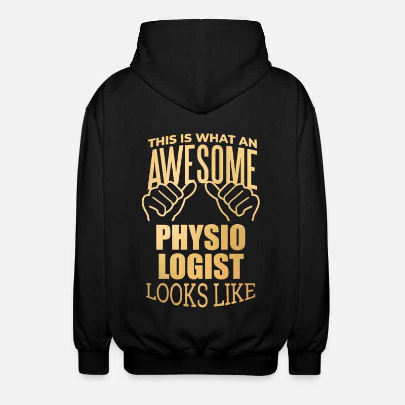Physiologie - Veste à capuche unisexe - noir