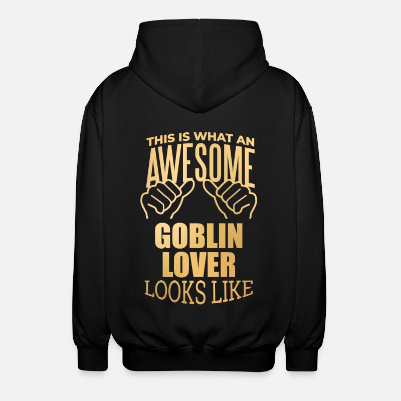 Kobold - Unisex Kapuzenjacke - Schwarz