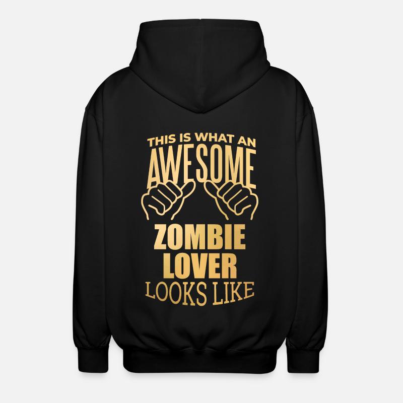 Zombie - Unisex Kapuzenjacke - Schwarz