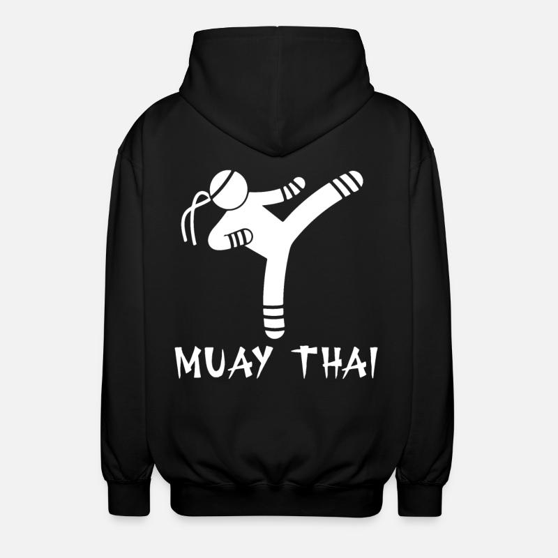 Muay Thaï - Veste à capuche unisexe - noir