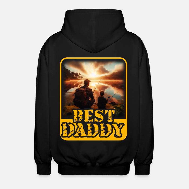 Bester Papa - Unisex Kapuzenjacke - Schwarz