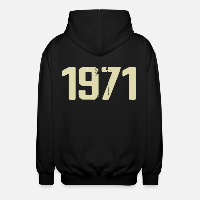 Jubilee 1971 - Unisex Hooded Jacket - black