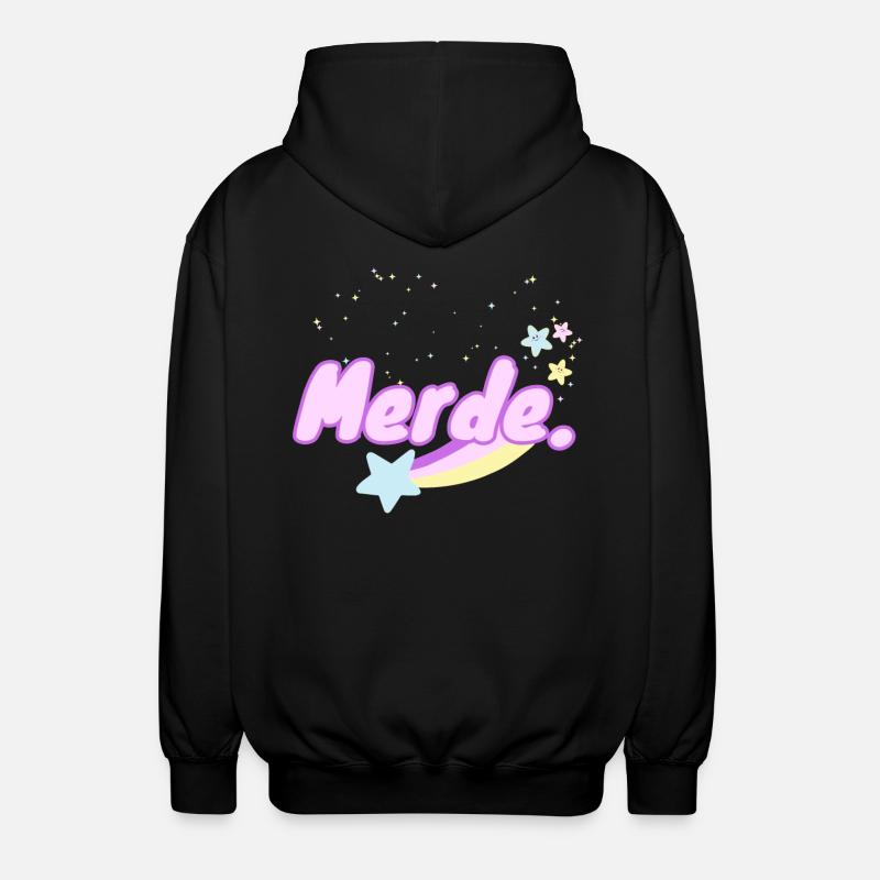 Merde. - Veste à capuche unisexe - noir