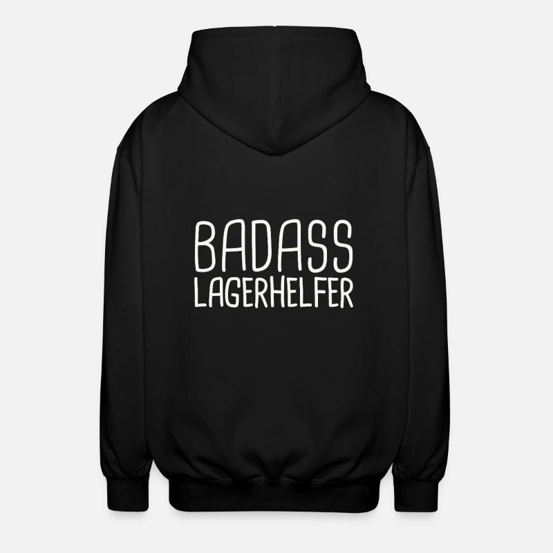 Camp Helper Badass - Veste à capuche unisexe - noir