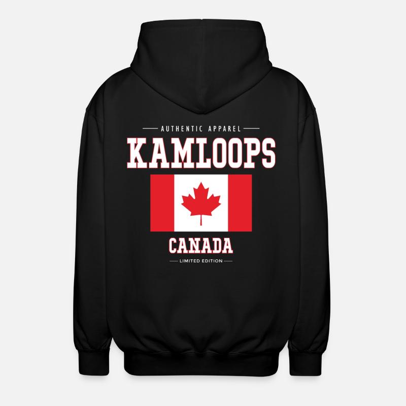 Kamloops - Unisex Kapuzenjacke - Schwarz