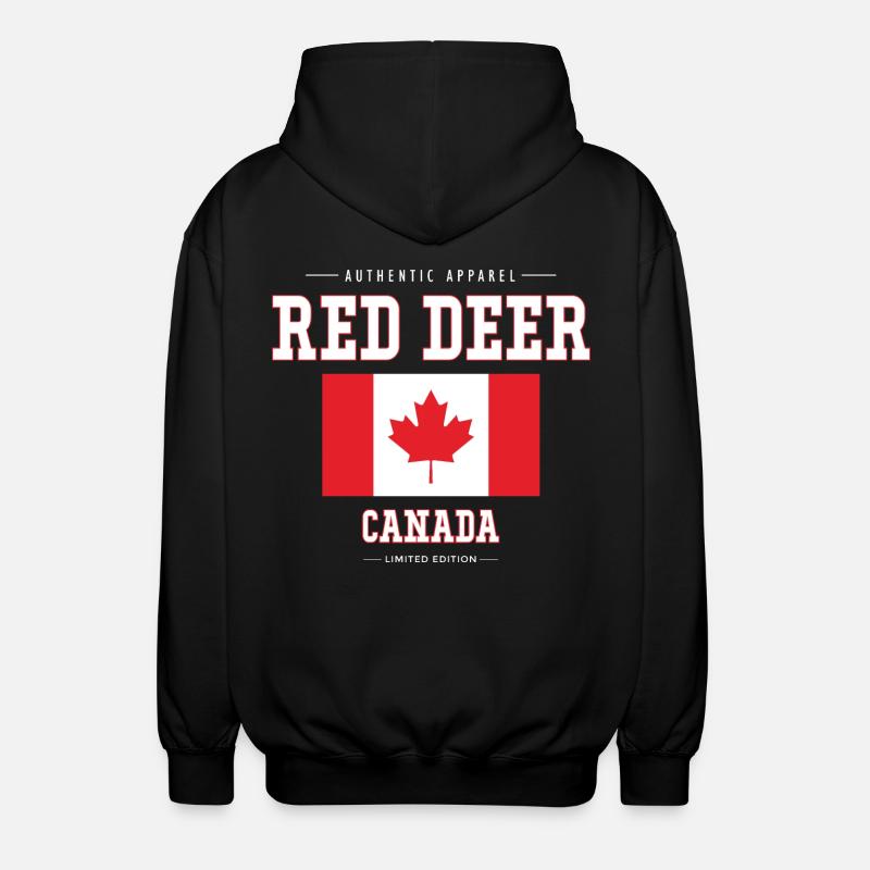 Cerf élaphe - Veste à capuche unisexe - noir
