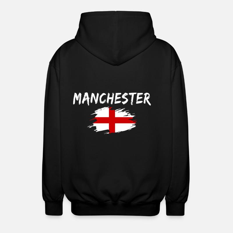 Manchester England - Unisex Kapuzenjacke - Schwarz