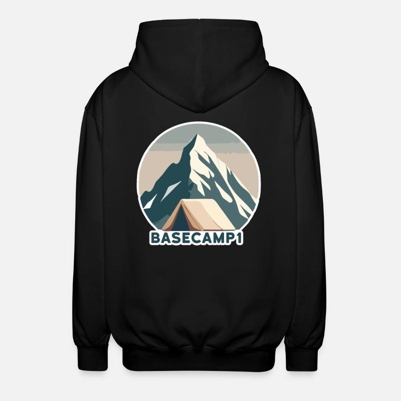 Mountaineer Base Camp 1 - Unisex Hooded Jacket - black