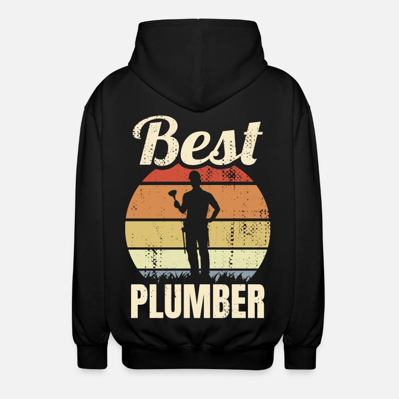 Meilleur plombier - Veste à capuche unisexe - noir